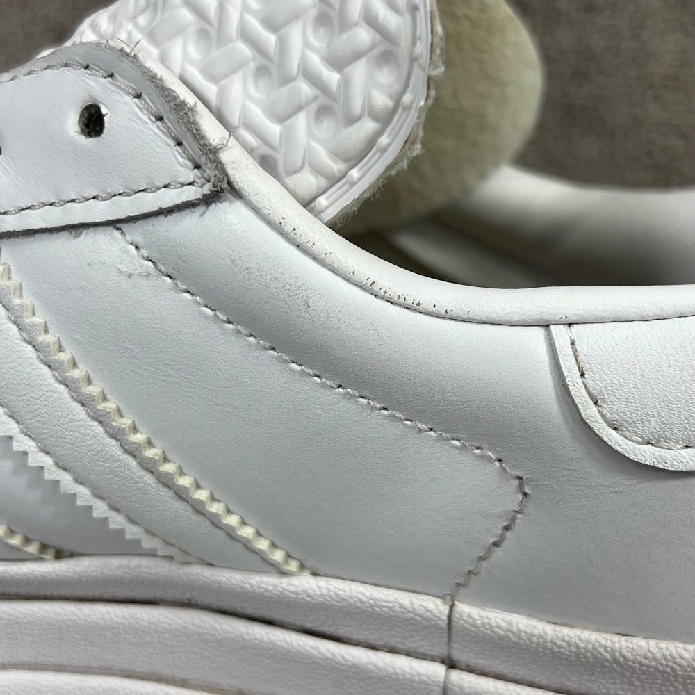 Adidas Originals Bold Gazelle Platform Sneakers IE5130 Triple White Sz 8.5 Sport - Picture 13 of 14